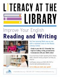 Literacy At The Library Flyer